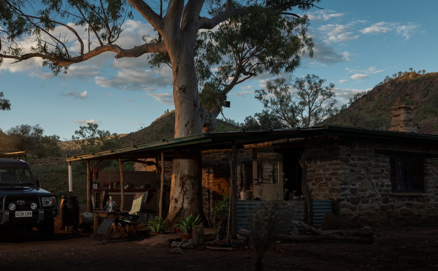 Bush camp outside of Blinman in the Flinders Rangers